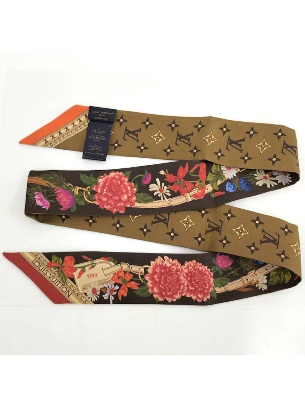 Louis Vuitton Bandeau BB LV Enfleur Scarf Brown